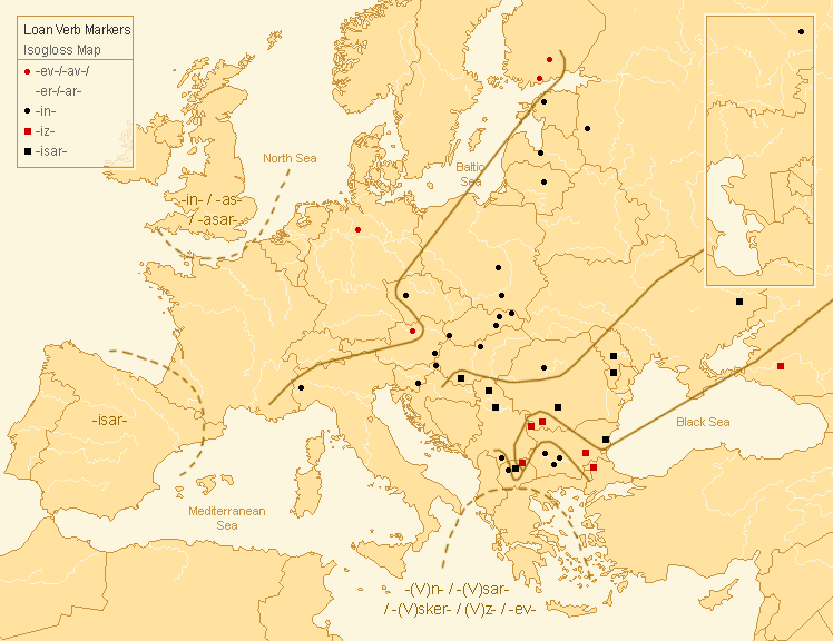 Loan verb markers