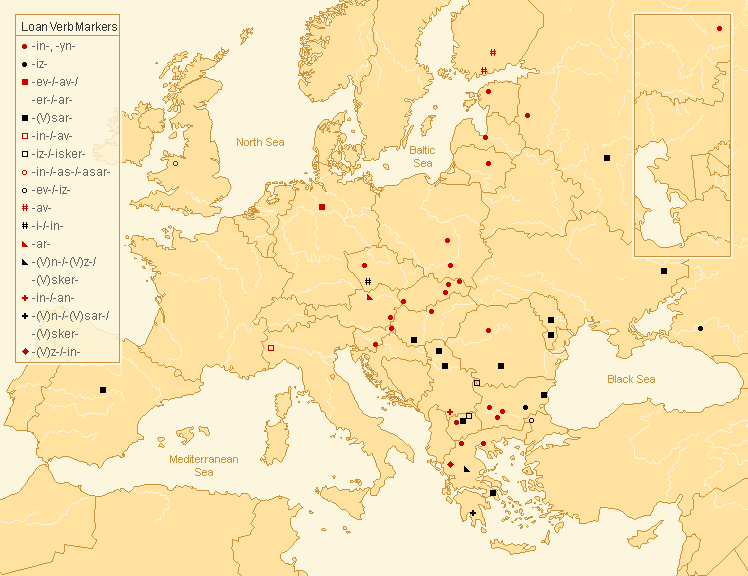 Loan verb markers